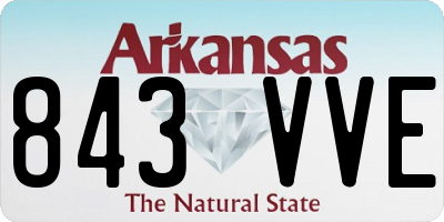 AR license plate 843VVE