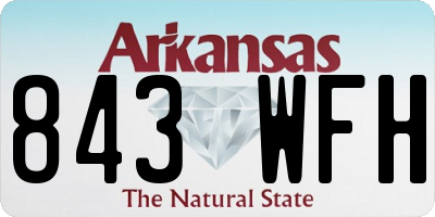 AR license plate 843WFH