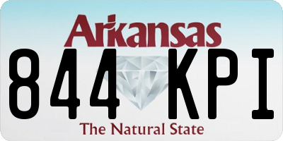 AR license plate 844KPI