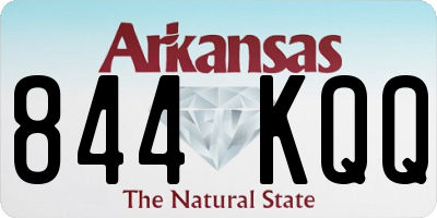 AR license plate 844KQQ