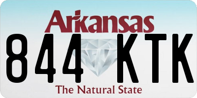 AR license plate 844KTK