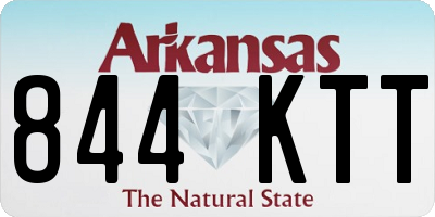 AR license plate 844KTT