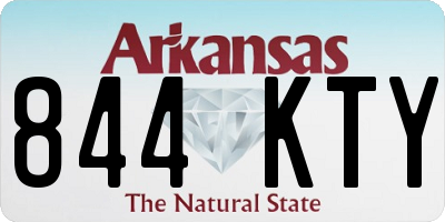 AR license plate 844KTY
