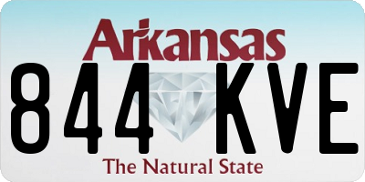 AR license plate 844KVE