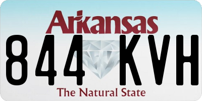 AR license plate 844KVH