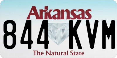 AR license plate 844KVM