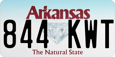 AR license plate 844KWT