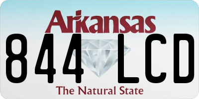 AR license plate 844LCD