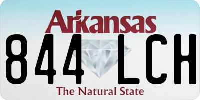 AR license plate 844LCH