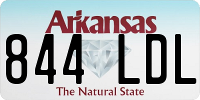 AR license plate 844LDL
