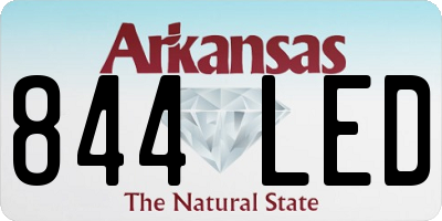 AR license plate 844LED