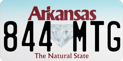 AR license plate 844MTG