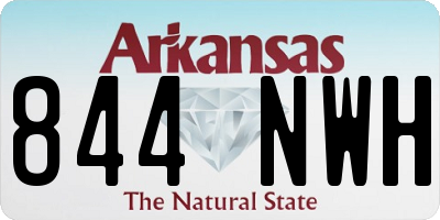 AR license plate 844NWH