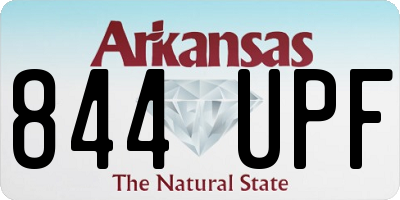 AR license plate 844UPF