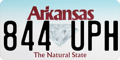 AR license plate 844UPH