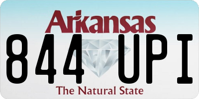 AR license plate 844UPI