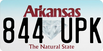 AR license plate 844UPK