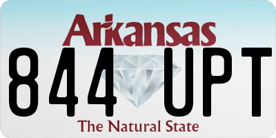 AR license plate 844UPT