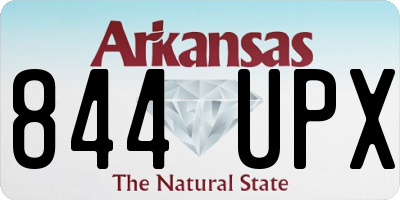AR license plate 844UPX