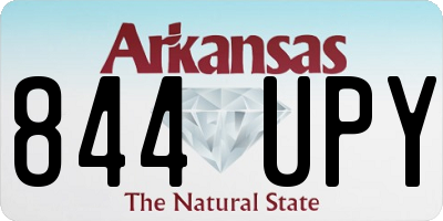 AR license plate 844UPY