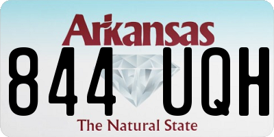 AR license plate 844UQH