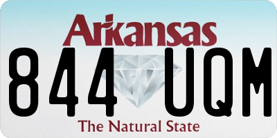 AR license plate 844UQM