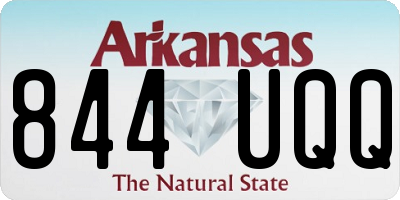 AR license plate 844UQQ