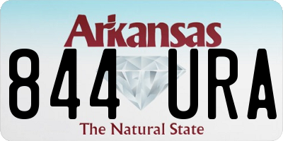 AR license plate 844URA