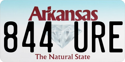 AR license plate 844URE