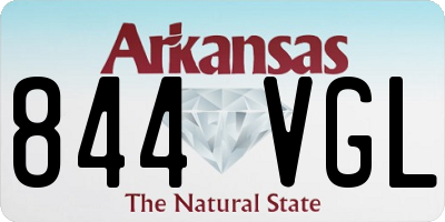 AR license plate 844VGL