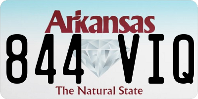 AR license plate 844VIQ