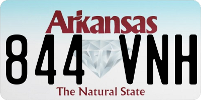 AR license plate 844VNH