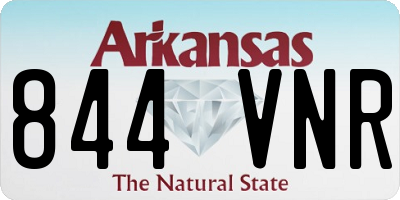 AR license plate 844VNR
