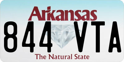 AR license plate 844VTA