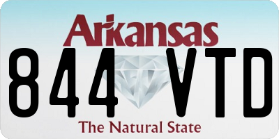 AR license plate 844VTD