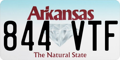 AR license plate 844VTF