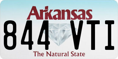AR license plate 844VTI