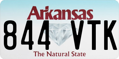 AR license plate 844VTK