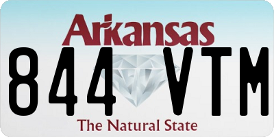 AR license plate 844VTM