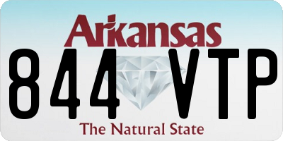 AR license plate 844VTP