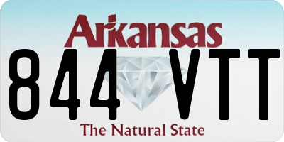 AR license plate 844VTT