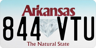 AR license plate 844VTU
