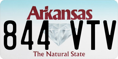 AR license plate 844VTV