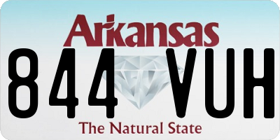 AR license plate 844VUH