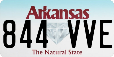 AR license plate 844VVE