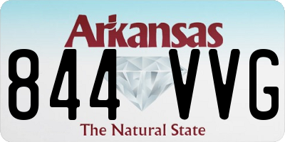 AR license plate 844VVG