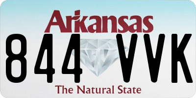 AR license plate 844VVK