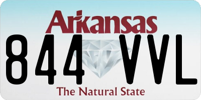 AR license plate 844VVL