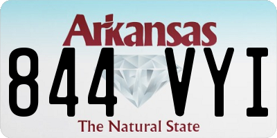 AR license plate 844VYI