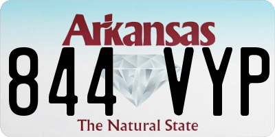 AR license plate 844VYP